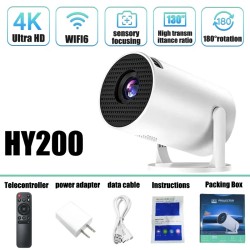 HY200 720p portable projector - 270° rotatable, Full HD HDMI/USB, home theater & outdoor moviesProjectors