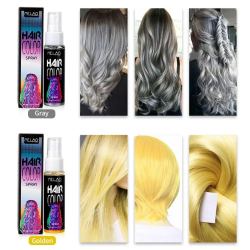 Temporary hair dye spray: instant, bleach-free - hot rinse for cosplay & partiesHair dye