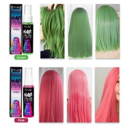 Spray colorant capillaire temporaire : instantané, sans décoloration - rinçage à chaud pour cosplay et fêtes