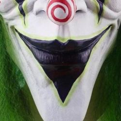 Clown Head Cover Masque Halloween Horror Dress Up Props Luminous Rubber Masks Amusement Park Haunted House Prank Cosplay Mask