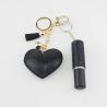 Diamond heart keychain - with fashionable lanyard mini perfume bottlePerfumes