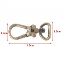 copy of Fermoir pivotant de homard en métal - crochets - boucles de boucle