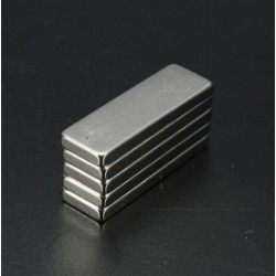 N35 magnete neodimio forte blocco cuboide 30 * 10 * 3mm 5 pezzi