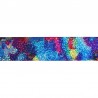 Gradiente cielo stellato - carta olografica blu - chiodo foglio - adesivo arte - 1m