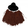Cuscinetto di lana vichingo e cappello Halloween Maschera