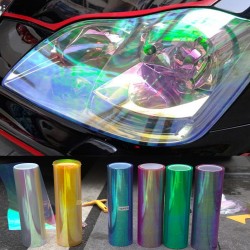Shiny Chameleon auto luci film Sticker 120 * 30cm