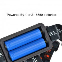 Forehead headlight - zoom flashlight - torch - 3 XML-T6 LED lampSport & Outdoor