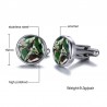 Camouflage Round CufflinksCufflinks