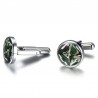 Camouflage Round CufflinksCufflinks