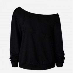 Red big lips - plus size sweatshirt - off shoulder pulloverPlus