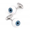Blue eyeballs - cufflinksCufflinks