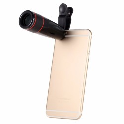 iPhone 8 7 6 5 smartphone Kit Lens Telescopio Telecamera Tripod 12X