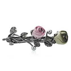 Roses crystal hair clipHair clips