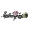 Roses clip di capelli di cristallo