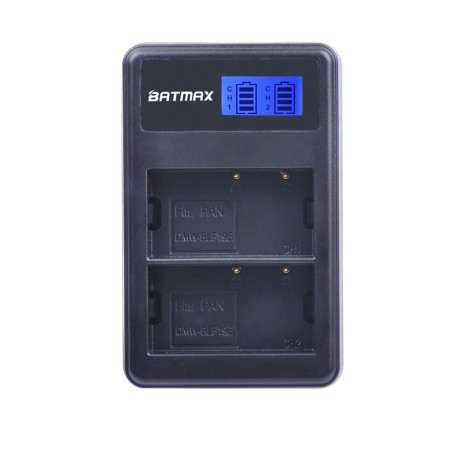 Dual LCD USB Battery Charger for DMW-BLF19 BLF19E BLF19GK BLF19PP DMC-GH3 GH3A GH3AGKBattery & Chargers