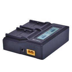 Rapid LCD dual li-Ion battery charger for Topcon BT 65Q BT65Q GTS 900 & GPT 9000Battery & Chargers