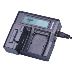 Rapid LCD dual li-Ion battery charger for Topcon BT 65Q BT65Q GTS 900 & GPT 9000Battery & Chargers