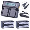 Rapid LCD dual li-Ion battery charger for Topcon BT 65Q BT65Q GTS 900 & GPT 9000Battery & Chargers