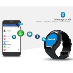 Orologio intelligente Bluetooth Y1 con telefono Android compatibile