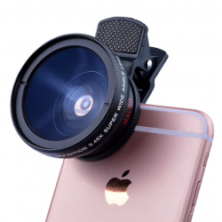 iPhone 6 Plus 5S 4S Samsung S6 S5 Nota 4 HD super grandangolare super macro fotocamera kit