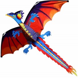 Drago volante colorato - kite - 140 * 120cm