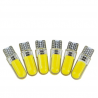 T10 W5W LED COB lumière silicone lampe de signalisation 12V 194 501 ampoule 10 pcs