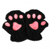 Bear paw mittens - plush fingerless glovesGloves