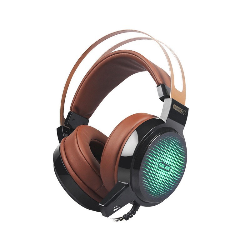 C13 LED gaming headset headphones with microphone & ledHeadsets