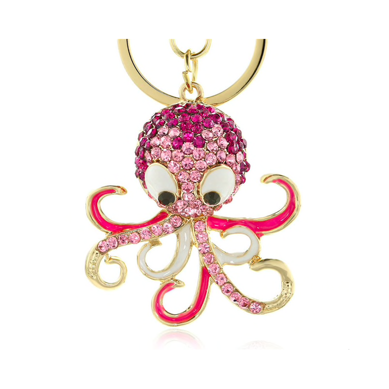 Crystal octopus keychain - keyringKeyrings