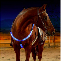 LED horse harness chest strap breastplate collarHorses