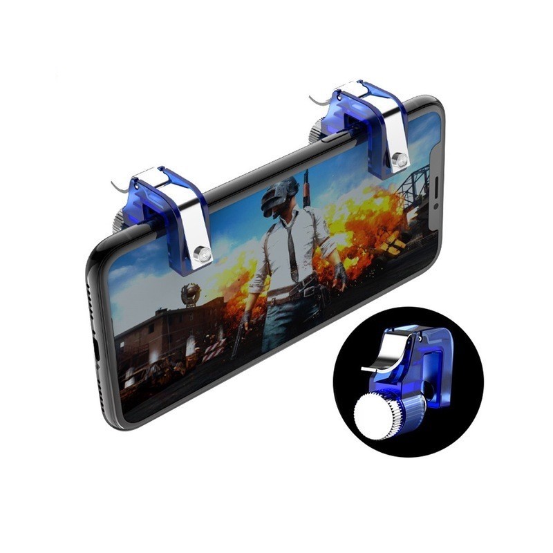 PUBG - metal gaming trigger - fire button for smartphone - aim key L1R1Video Games