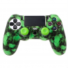 PS4 Pro Slim Controller skull silicone gamepad cover case & 2 joystick capsControllers