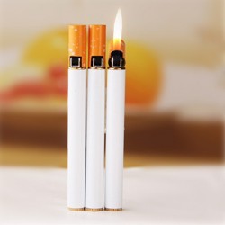 Cigarette shape refillable butane gas lighterLighters