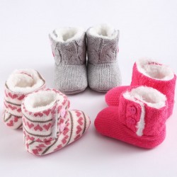 Neonato - bambino caldo stivali a maglia - scarpe