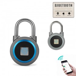 Padlock with fingerprint protection - Smart keyless entry - weatherproof - for Android & iOSHome security