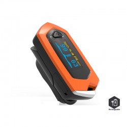 oximètre de pouls finger - moniteur de fréquence cardiaque sanguin - rechargeable