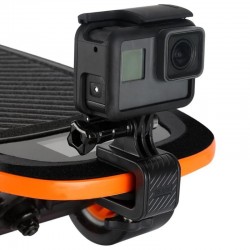 Skateboard motorcycle handlebar - rotated clamp mount - bracket holder for GoPro Hero ActionMounts