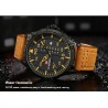 NAVIFORCE - cinturino in pelle - orologio al quarzo