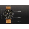 NAVIFORCE - cinturino in pelle - orologio al quarzo