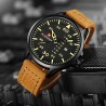 NAVIFORCE - cinturino in pelle - orologio al quarzo