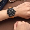 NAVIFORCE - cinturino in pelle - orologio al quarzo