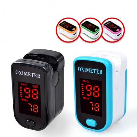 LED display - finger pulse oximeter with protection caseBlood pressure meters