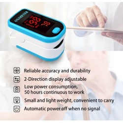 LED display - finger pulse oximeter with protection caseBlood pressure meters