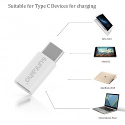 USB C to micro USB adapter - OTG cable type-C converter 3 pcsCables