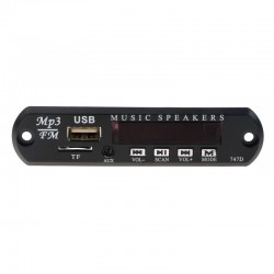 Ricevitore FM senza fili - 5V 12V auto lettore MP3 - modulo audio radio - altoparlanti Wma TF USB 3.5mm AUX