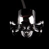 Testa del cranio cromato - LED - luci del segnale della moto - indicatori per Honda Yamaha Harley Chopper - 2pcs