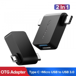 Adattatore cavo Ugreen 2 in 1 OTG - micro USB - tipo C a USB