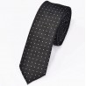 Cravate mince en polyester classique