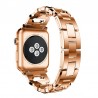 Bracelet en diamant cristal - bracelet pour Apple Watch 1-2-3 / 42mm-38mm en acier inoxydable