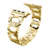 Bracciale di diamanti in cristallo - cinturino per Apple Watch 1-2-3 / 42mm-38mm acciaio inossidabile